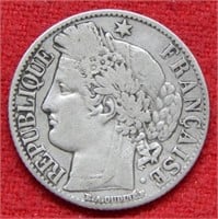 1872 France Silver Franc