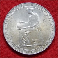 1953 Portugal Silver 20 Escuedos