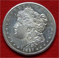 1887 S Morgan Silver Dollar - - Proof Like