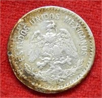 1907 Mexico 10 Centavos