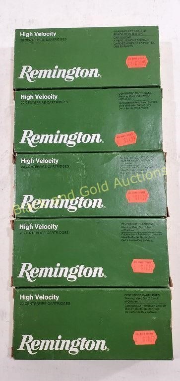 (5) Remington 357 Max Hollow Point Cartridges