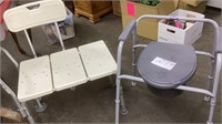 Potty chair and shower chair