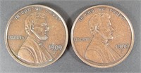 U.S. 3 Inch Novelty 1909 Pennies (2)