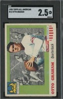 1955 Topps #12 All American Otto Graham Card