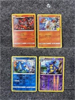 4- Hologram Pokémon cards