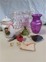 Hallmark Cookie Jar, Vase and Misc