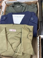 Three military style shirts