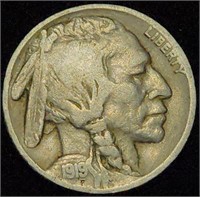 1919 Buffalo Nickel - Early Date Stunner