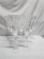 Crystal Champagne Glasses (9)