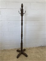 Vtg. Wooden Clothes Tree