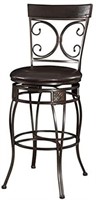 Powell Company Tall Back Scroll Barstool Stool