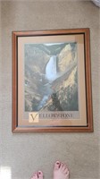 Framed picture from Yellowstone