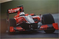 Formula Racing car Giclee' on canvas