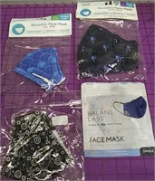 Lot of reusable face mask different sizes