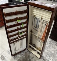 Wall Hanging Costume Jewelry Cabinet