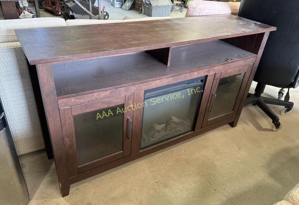 Manufactured wood TV entertainment stand, some