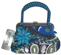 NEW Chico's Beaded Handbag