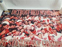 1997 Detroit Redwings Stanley Cup Poster