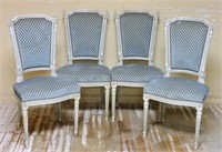 Louis XVI Style Painted Chairs.