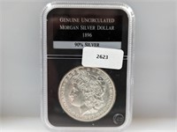 Genuine 1896 UNC 90% Silver Morgan $1