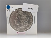 1878 90% Silver Morgan $1 Dollar