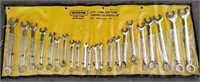 22 Pc Long Pattern Combination Wrench Set