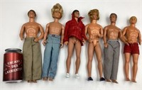 6 poupées Ken dont 1966