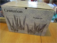 centurian 24 pc glass set