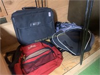 Nike duffel bag plus laptop case and backpack