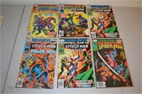 Six Spider Man Comics