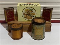 Canova Spice Cans, Derby Peanut Butter, C,W, P
