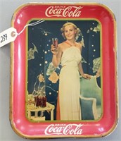 1935 Madge Evans "Drink Coca-Cola" Tray
