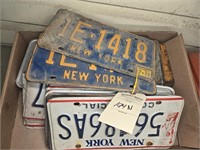 20 VARIOUS NY STATE LICENSE PLATES (60'S - 00'S)