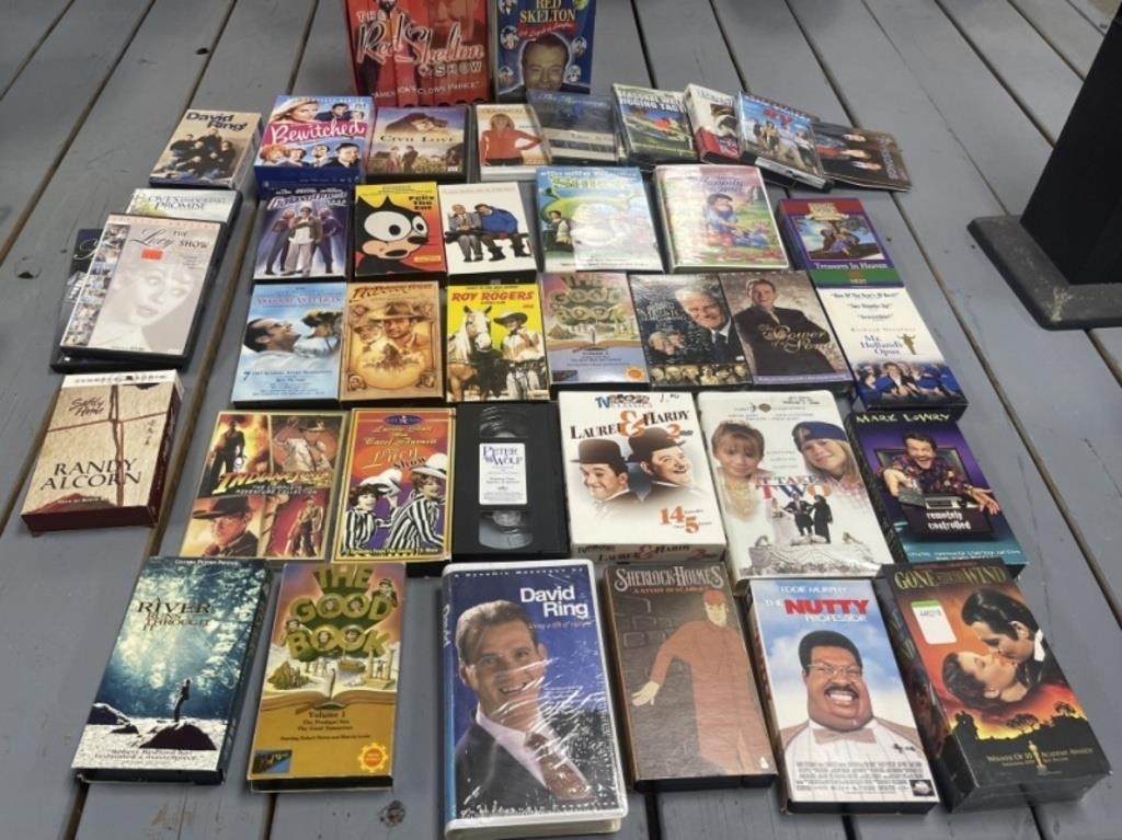 Lot of VHS and DVD Movies
