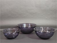 Pyrex Purple Nesting Cooking Bowl Set