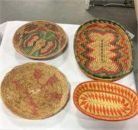 4 Indian baskets