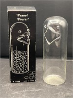 1970’s Glass Bird Peanut Pourer