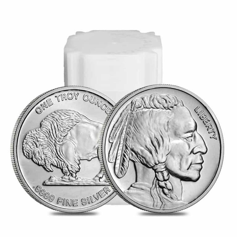 One Ounce - Buffalo .999 Fine Silver Round