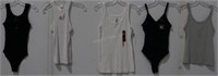 Lot of 5 Ladies Body Suits / Shirts Sz S -NWT