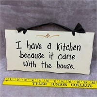 Kitchen Wall Sign