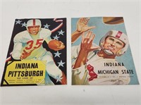 (2) 1951 Indiana University Football Programs