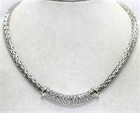 6.70 Cts 18 Kt Diamond Necklace