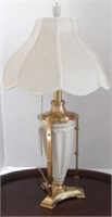 Lot #2075 - Designer 32” table lamp with urn and