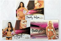 3 Benchwarmers Signed Auto Cards 2008 - 2011