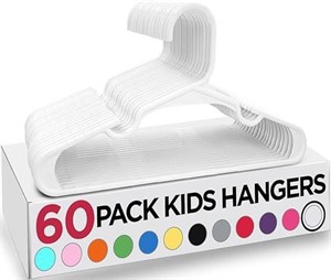 SEALED-60 Pack Baby Hangers