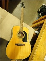 George Washburn D12S Guitar In Case - Nice!