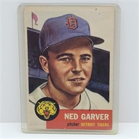 1953 TOPPS BASEBALL CARD #112 NED GARVER