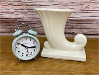 Mint Green Battery Operated Retro Style Clock and