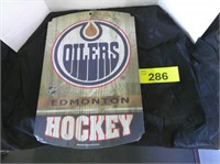 Oilers Hockey Wall Sign