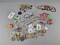 Vintage Costume Jewelry, Holiday Brooches & More!